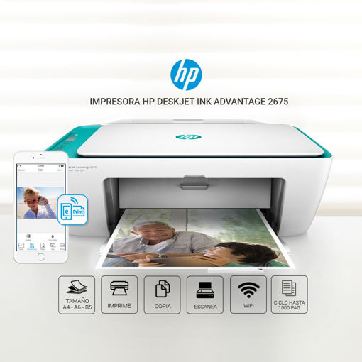 Imagen de Impresora HP DESKJET INK 2675