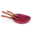Imagen de Sarten Monix Marmol Rojo 24cm