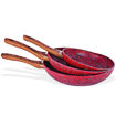 Imagen de Sarten Monix Granito 28cm Rojo