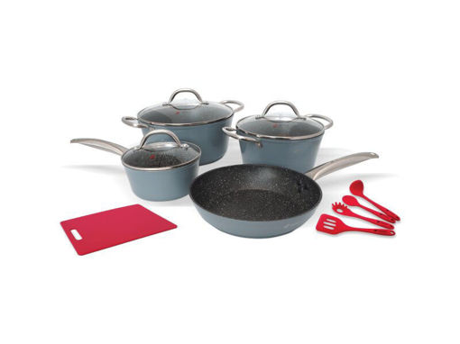 Imagen de Juego de Ollas Monix 12pcs Marmol Gris 49010