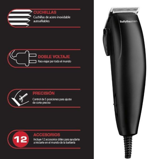 Imagen de Kit Barberia Babyliss 12PZ For Men