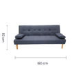 Imagen de Sofá Cama Tokoa SA-4302