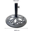 Imagen de Base Metal Sombrilla Exterior EX-7160